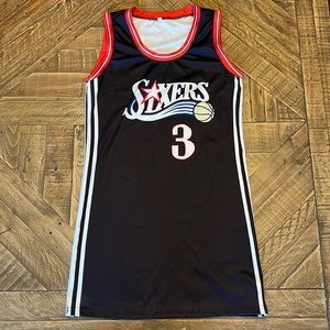 Allen Iverson Jersey Lookalike Size Large (Not NBA Licensed)